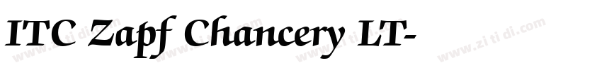 ITC Zapf Chancery LT字体转换